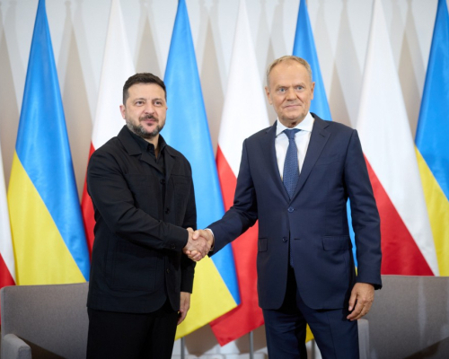 Зеленський зустрівся з Туском: говорили про оборону і безпеку