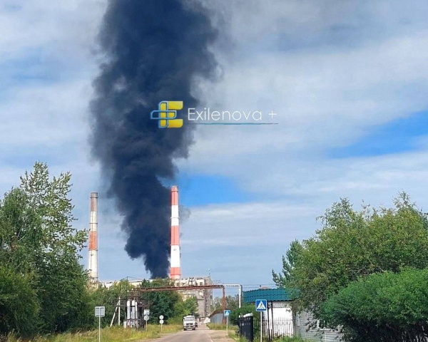 В Росії палає промзона у Ангарську