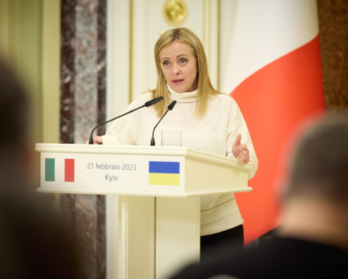 Мелоні пообіцяла продовжити гуманітарну допомогу Україні взимку